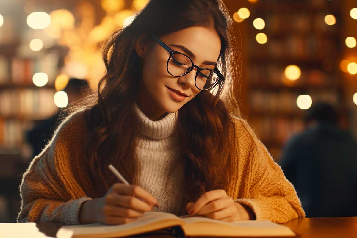 Donna intellettuale.