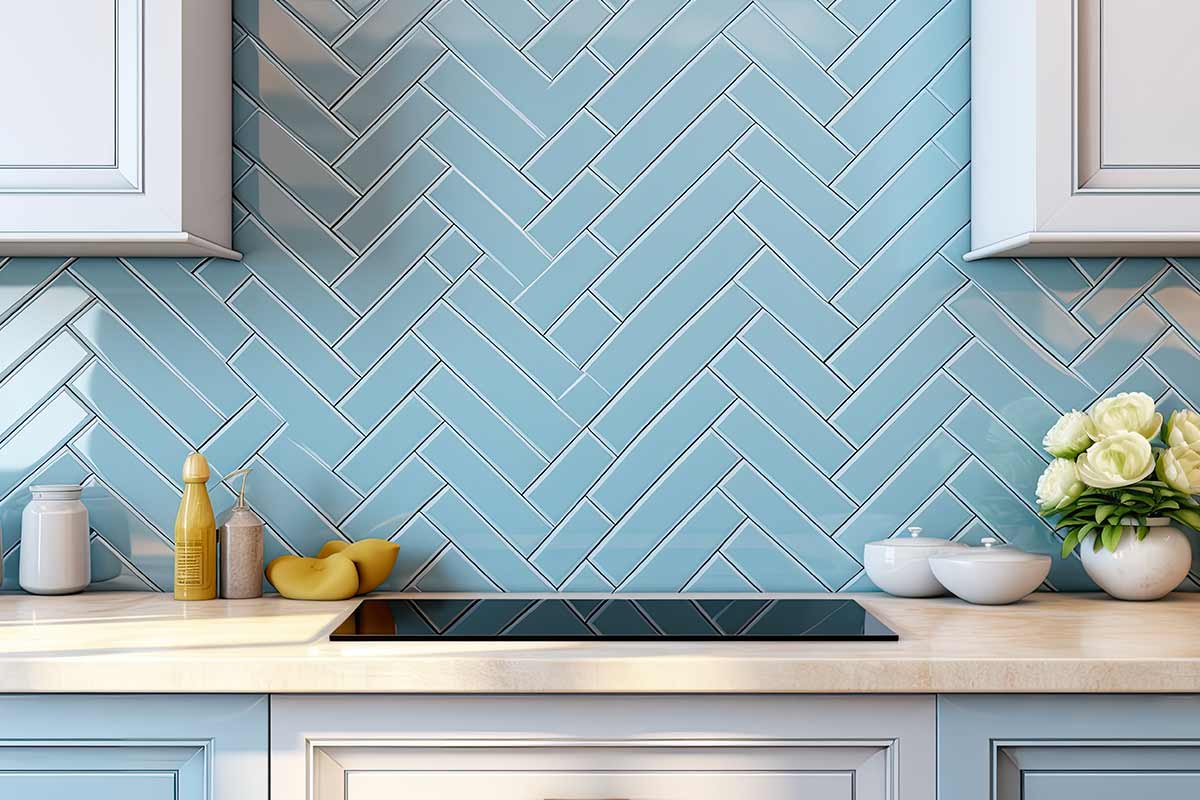 piastrelle celestino da cucina moderne