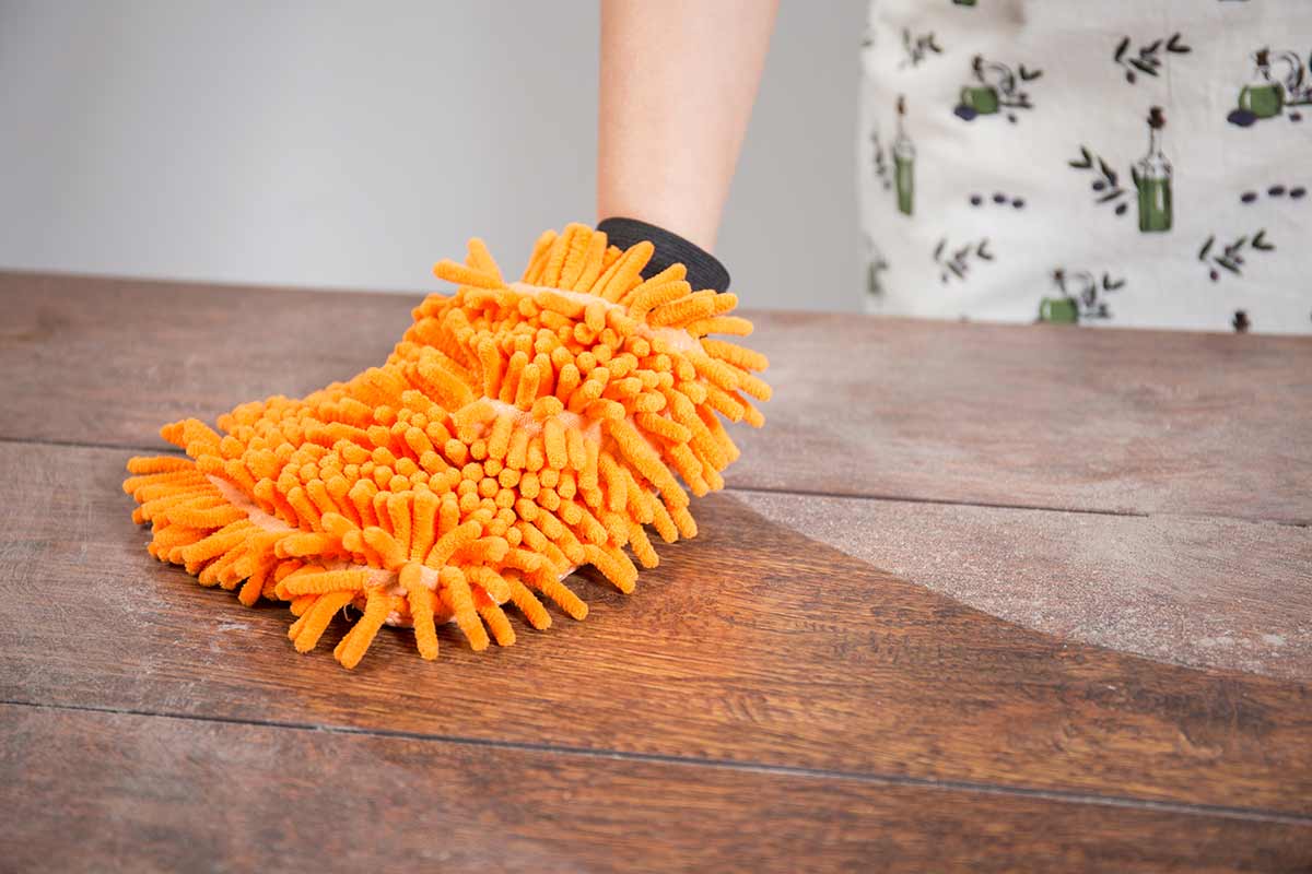 spray cattura polvere fai da te