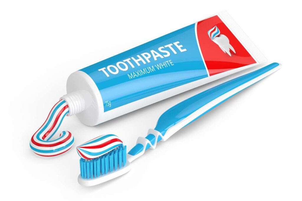 Dentifricio nel congelatore