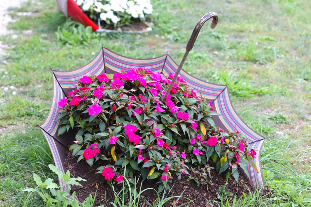 giardino primavera riciclo creativo