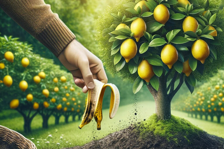Banane per i tuoi limoni, potassio naturale per una crescita esplosiva: ecco come fare piana di limone concime buccia banana