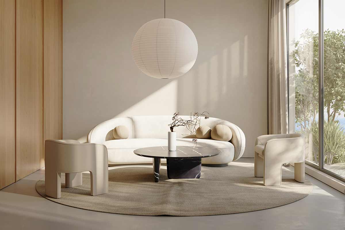 arredamento minimalista stiloso