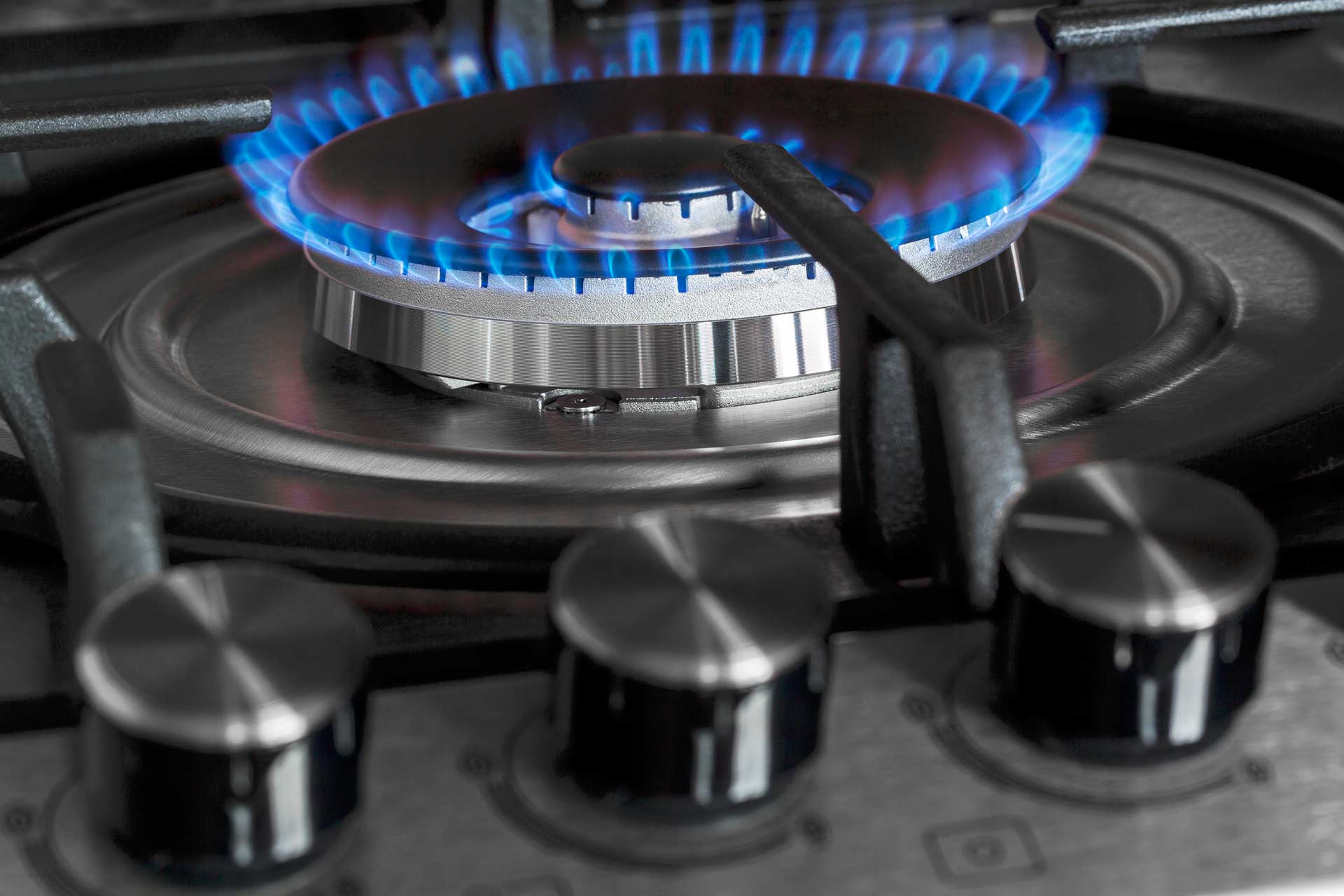 piano cottura in acciaio come nuovo