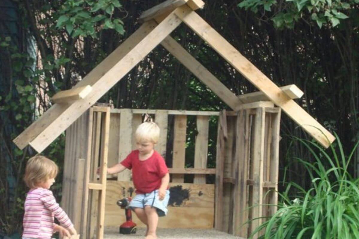 Arredi fai da te in pallet per bambini