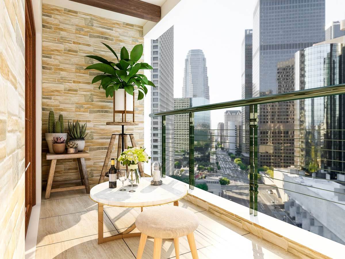 Come arredare le pareti del terrazzo