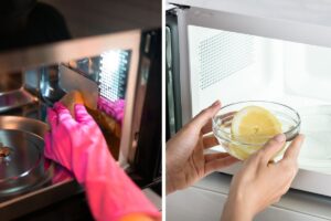 Il trucco definitivo per pulire il tuo microonde