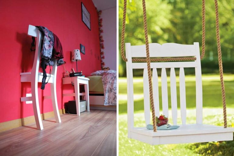 come riciclare vecchie sedie