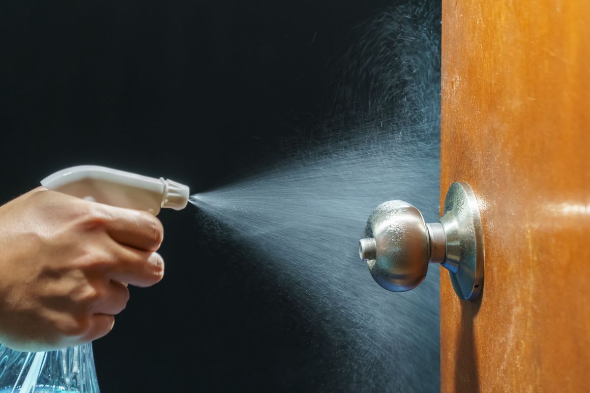 Pulizia veloce delle porte di legno