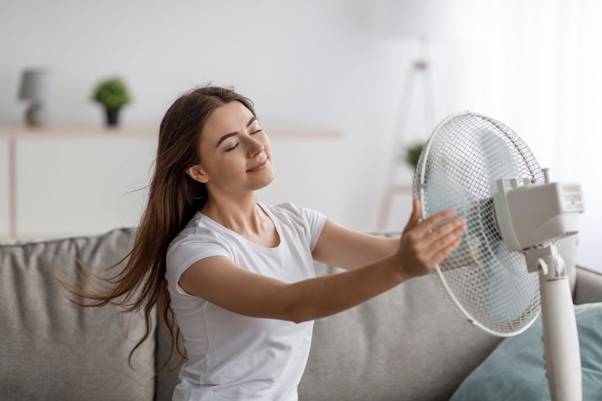 Casa fresca in estate aria condizionata