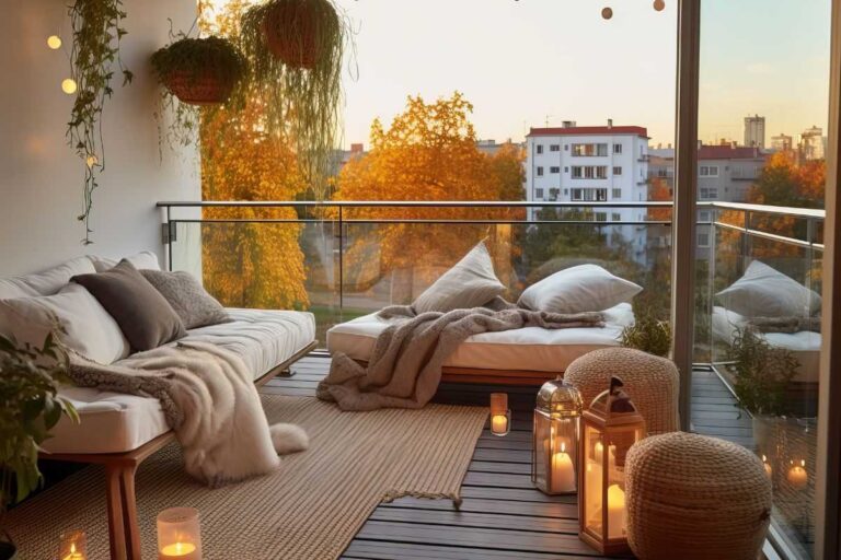 Arredare il balcone in autunno: i spunti più eleganti e accoglienti arredo autunnale per il balcone