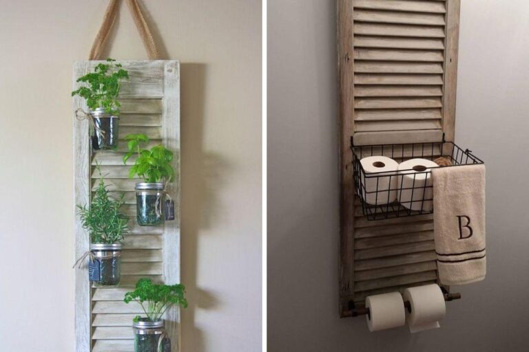 Arredare casa con vecchie persiane? Ecco le idee che non puoi perderti Arredare casa con vecchie persiane