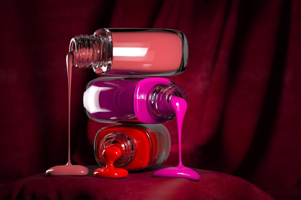 Rimuovere lo smalto dai tessuti