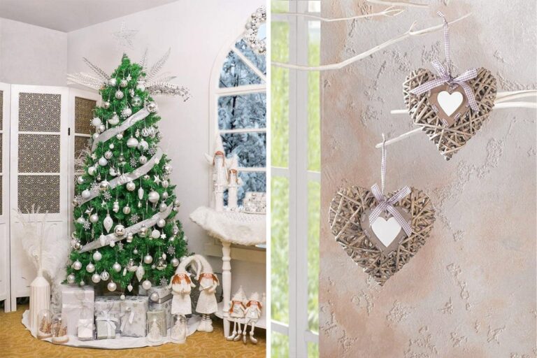 Addobbi natalizi shabby chic: un tocco di romanticismo per le feste Decorazioni natalizie in stile Shabby chic