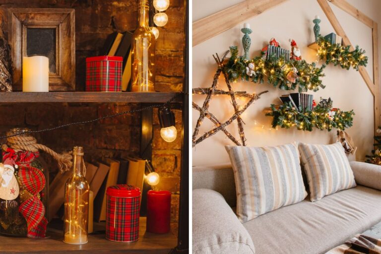Decorare le mensole per le feste: ispirazioni natalizie imperdibili Decorazione natalizia delle mensole