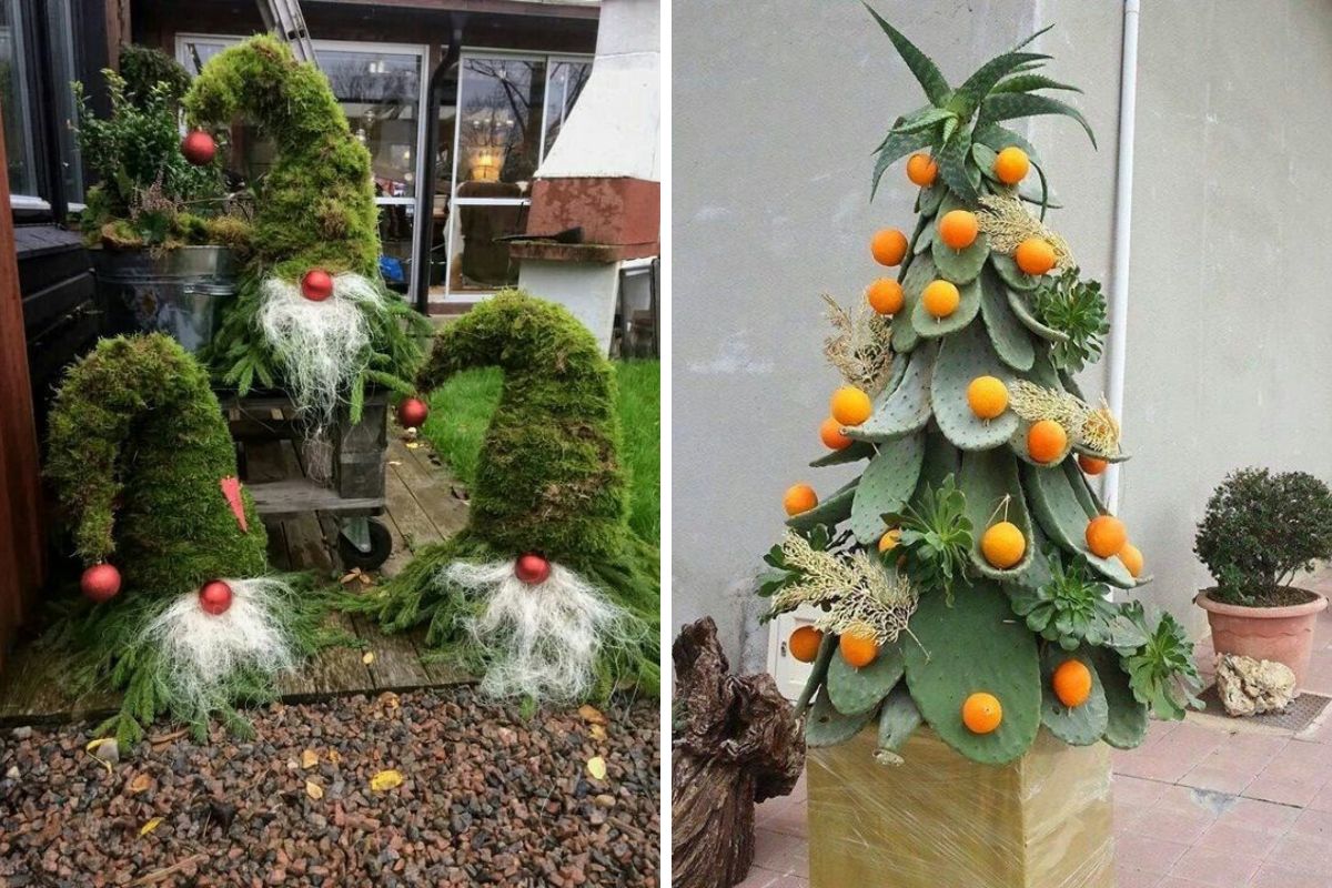 Idee per decorare gli esterni per Natale