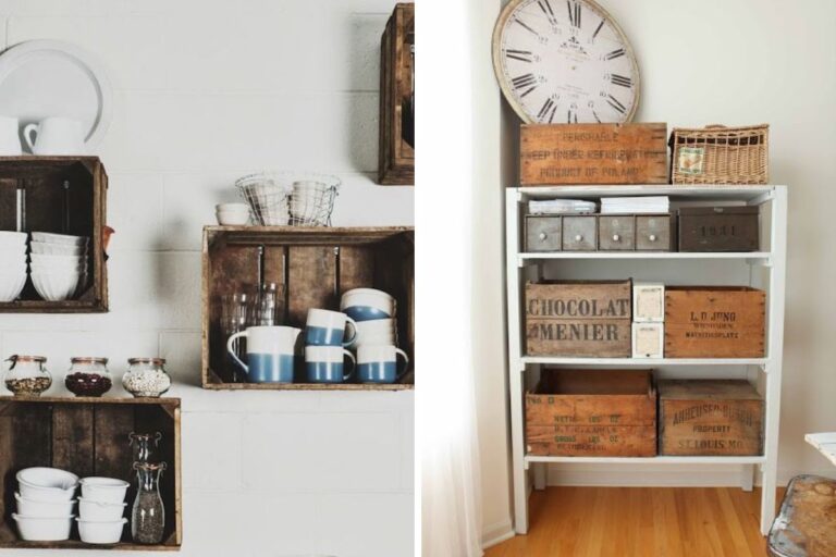 Decorazioni vintage con pallet e cassette: ispirazioni fai da te per la tua casa Decorazioni vintage