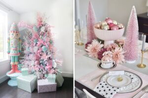 decorazioni color pastello per il Natale