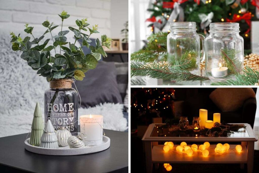 Decorazioni di Natale per il tavolino