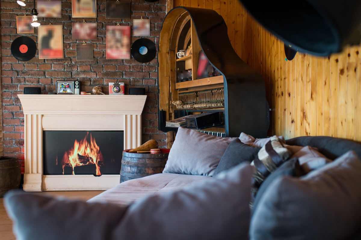 perché scegliere un camino finto