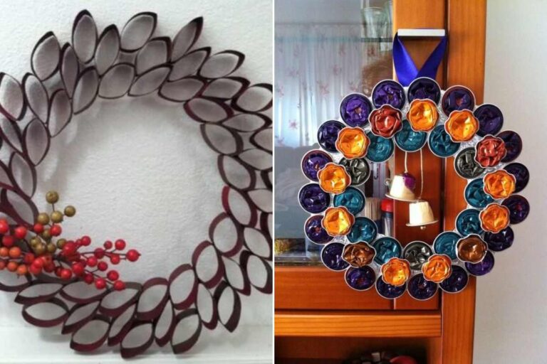 Riciclo creativo per il Natale: ghirlande originali da creare a casa idee per ghirlande natalizie fai da te con riciclo creativo