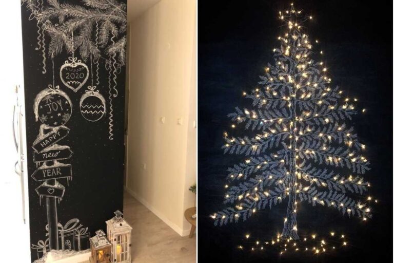Effetto lavagna a Natale: addobbi fai da te per un tocco unico e originale idee-creative-decorazioni-natalizie-lavagna