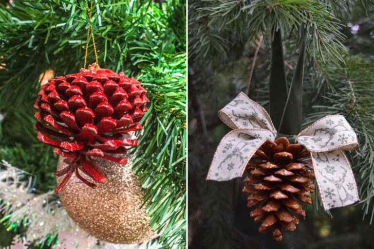 Decorazioni natalizie con pigne: idee creative per ghirlande, centrotavola e alberelli usa le pigne per decorare la tua casa a Natale