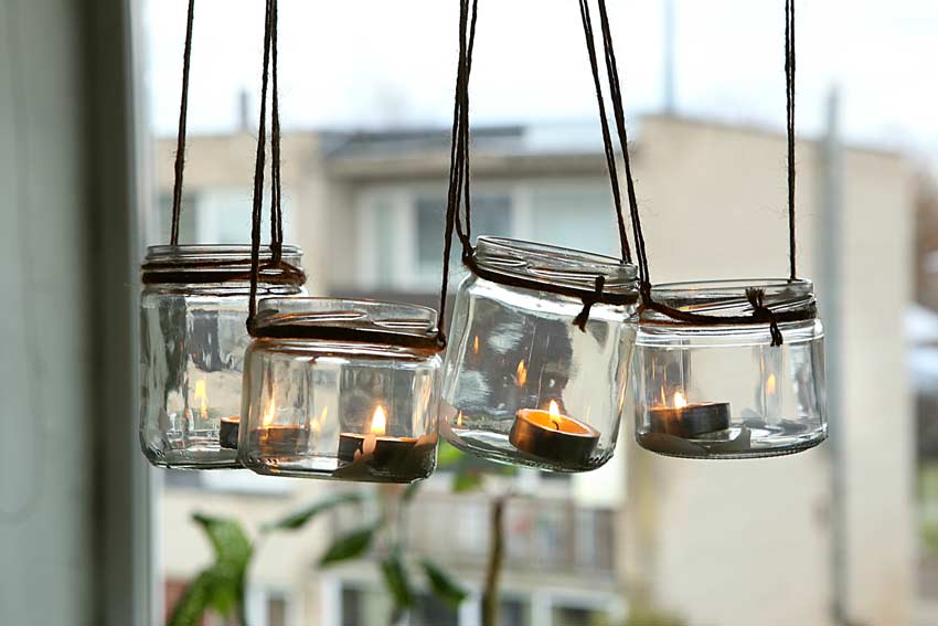 Come creare dei portacandele shabby chic