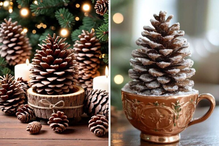 Mai visto un Natale così creativo: idee per alberi di pigne fai da te Idee per alberi di pigne fai da te