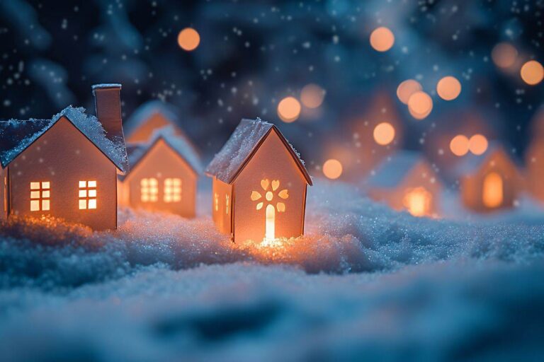 Villaggi natalizi di carta: crea magia con il fai da te questo Natale scopri come creare villaggi natalizi di carta