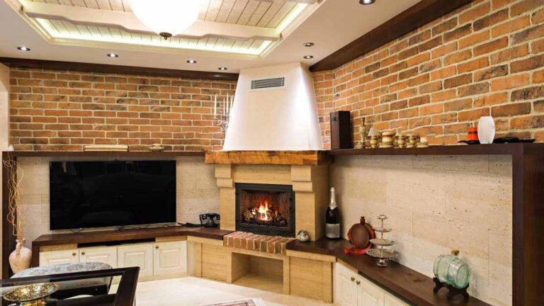 Camino ad angolo: come creare l'angolo relax perfetto in soggiorno come arredare con un camino ad angolo