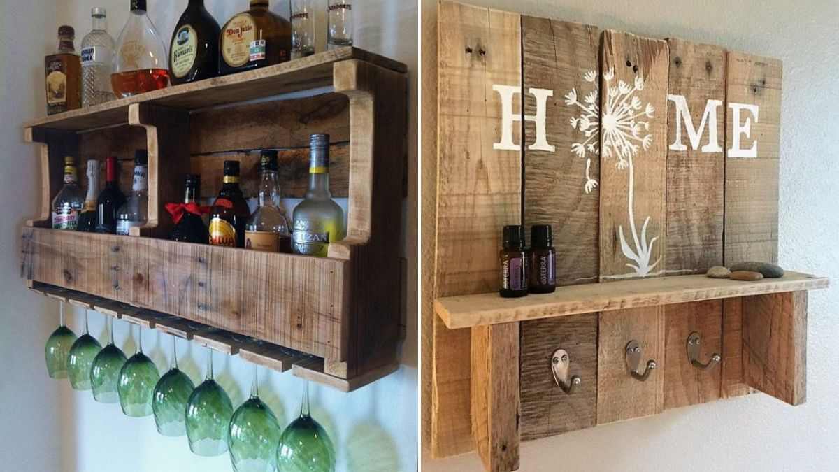 crea mensole in stile vintage con pallet