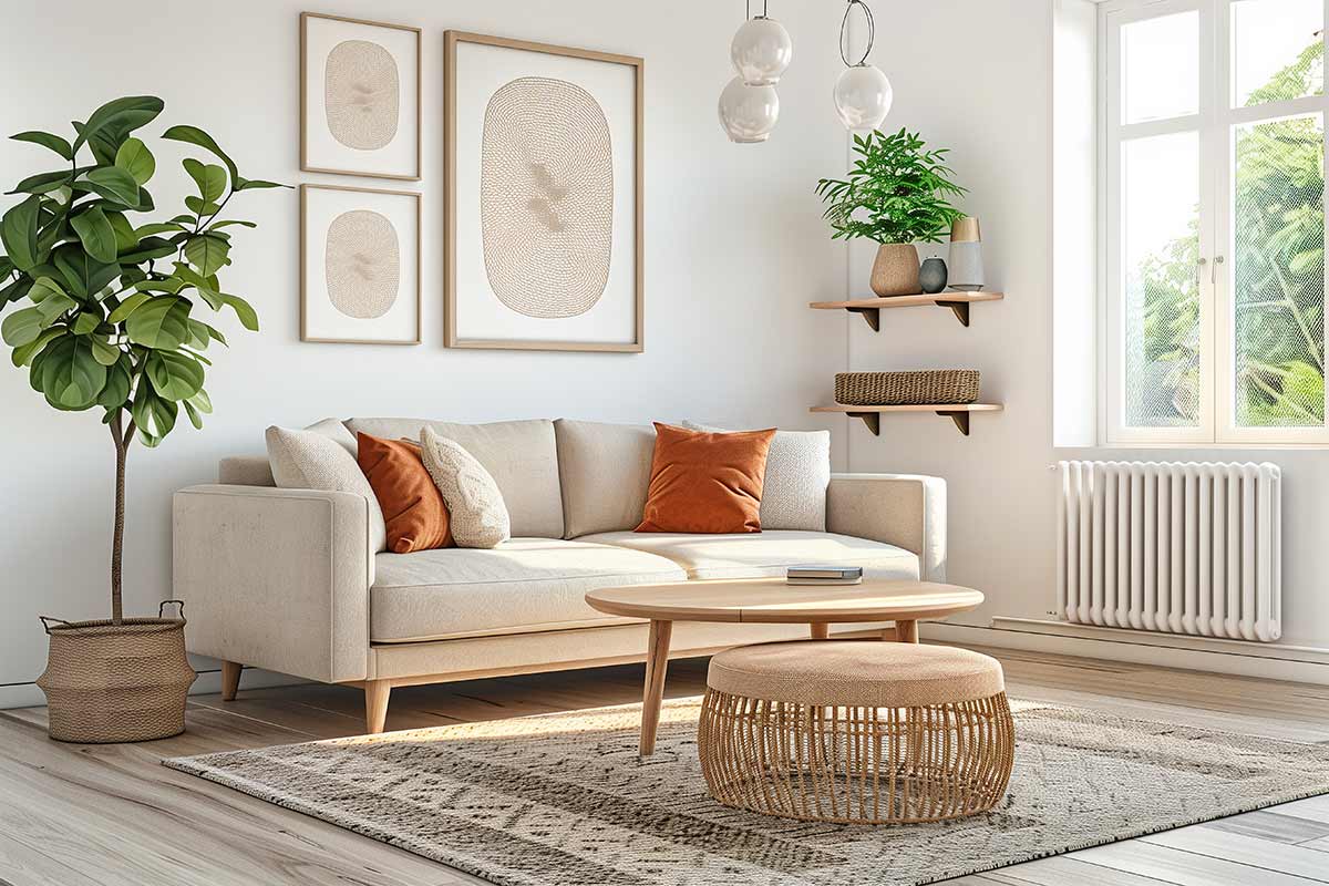 parete decorata con quadri